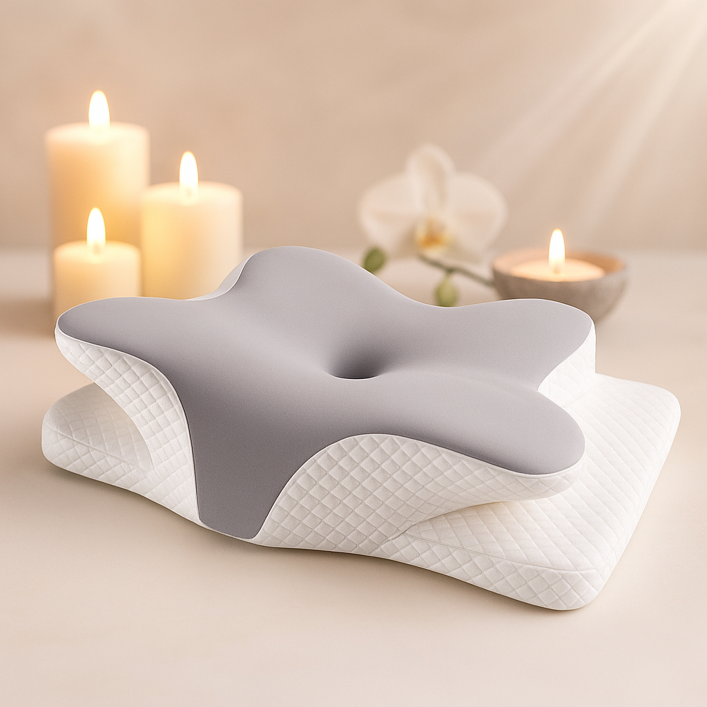 Anti-Neck Pain Memory Foam Pillow - Therapeutic Slow Rebound Foam, Ergonomic Cervical Spine Alignment, Wake Up Pain-Free Pillow for Chronic Neck & Shoulder Relief