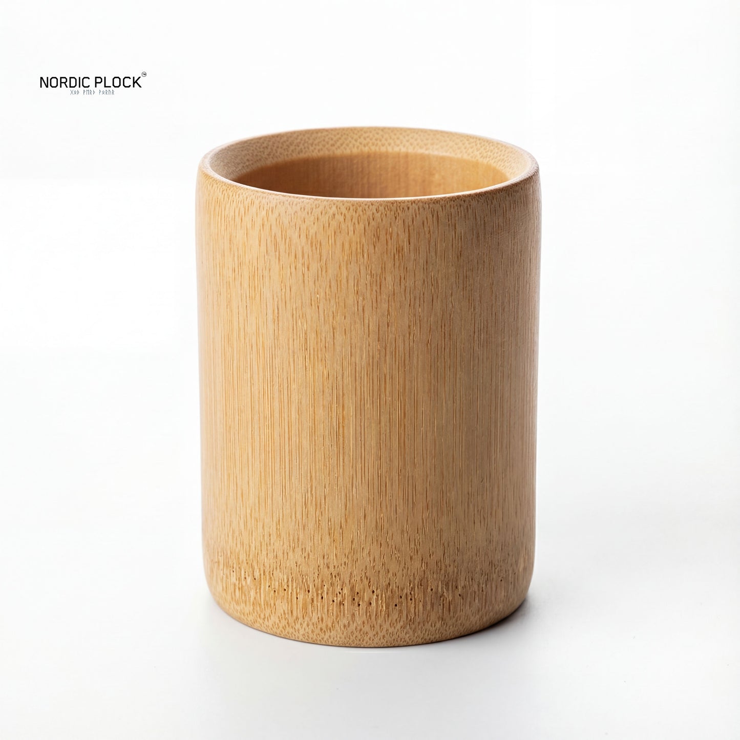 Handcrafted Japanese Style Bamboo Tea Cup - Natural Eco-Friendly Wood Mug (6x8cm)