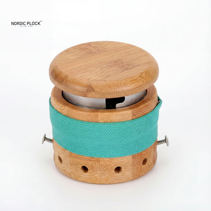 Portable Bamboo Moxibustion Box - Hands-Free Acupoint Heat Therapy & Pain Relief
