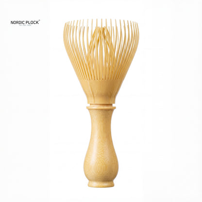 Reusable Bamboo Matcha Whisk l Traditional Japanese Chasen For Matcha Green Tea Preparation l  Dishwasher-Safe And Eco-Friendly