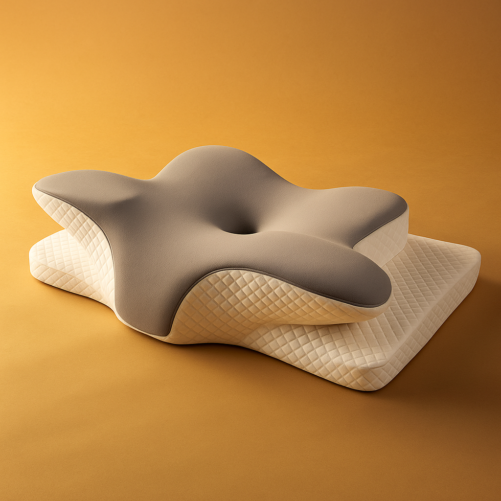 Anti-Neck Pain Memory Foam Pillow - Therapeutic Slow Rebound Foam, Ergonomic Cervical Spine Alignment, Wake Up Pain-Free Pillow for Chronic Neck & Shoulder Relief