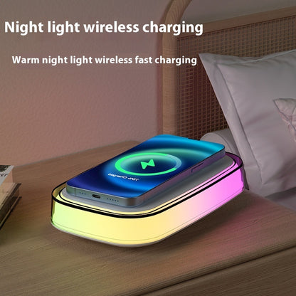 15W Wireless Charging Night Lamp - Universal Fast Charger