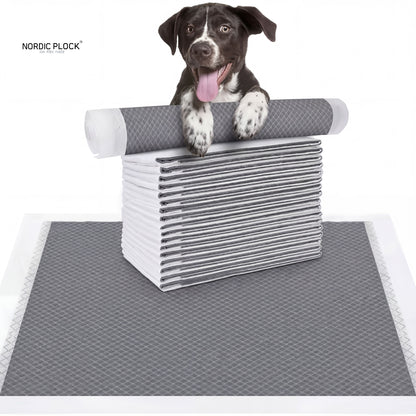 Pawstrip Bamboo Charcoal Dog Training Pads | Odor-Neutralizing & Leak-Proof | Swedish Fast Shipping