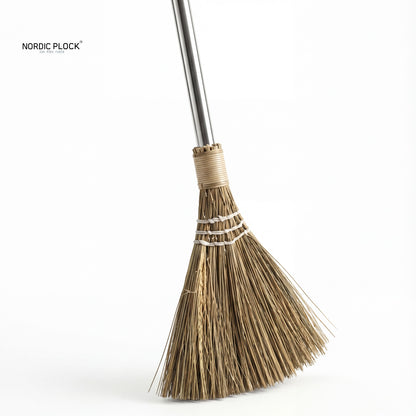 Handmade Vintage Straw Broom | Eco-Friendly Japanese Bamboo Dusting Brush