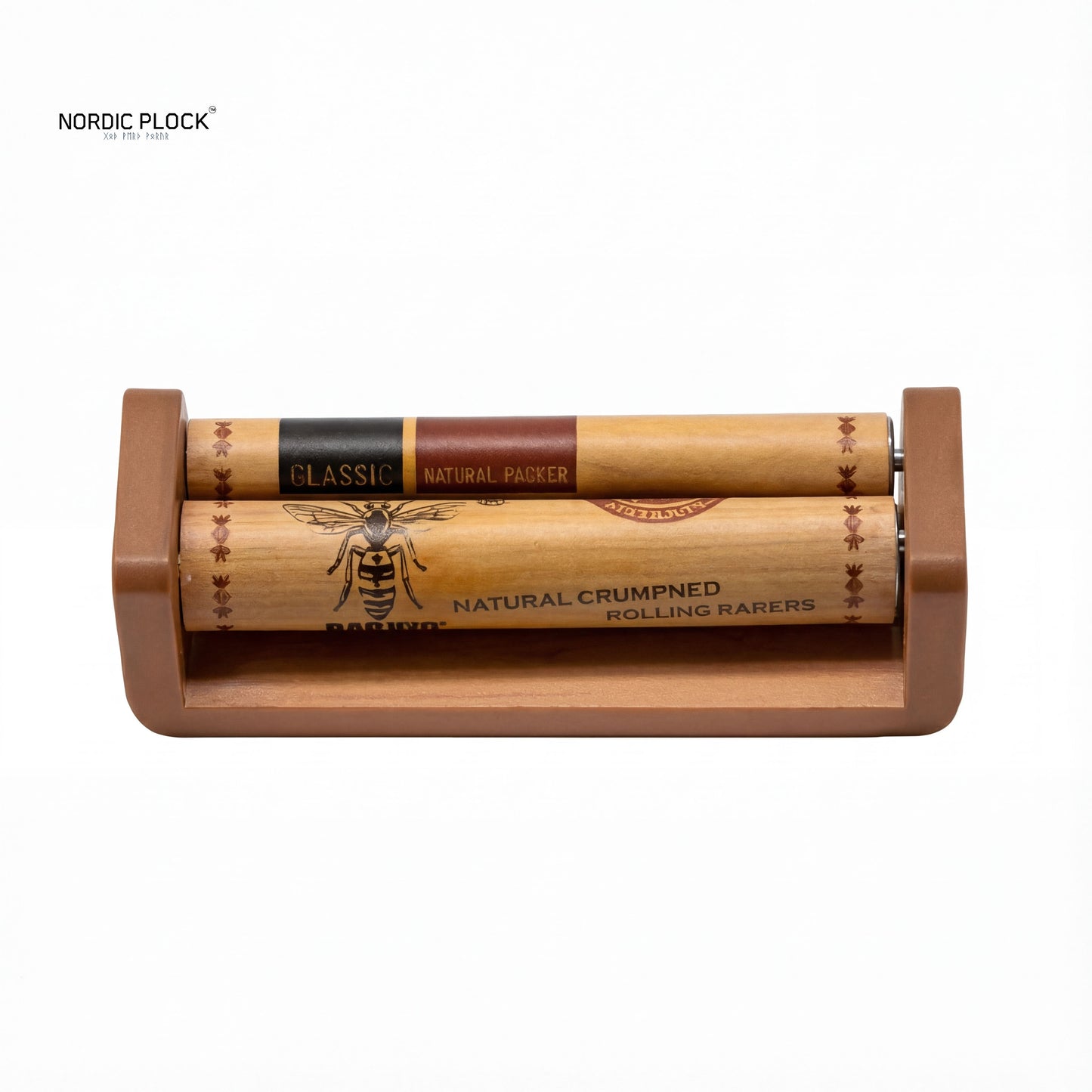 Hornet Premium Bamboo Cigarette Rolling Machine - Eco-Friendly Hand Roller (78mm/110mm)