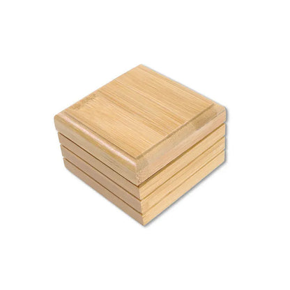 Natural Bamboo Soap Dish Holder - Eco Friendly Wooden Draining Tray for Bathroom & Kitchen