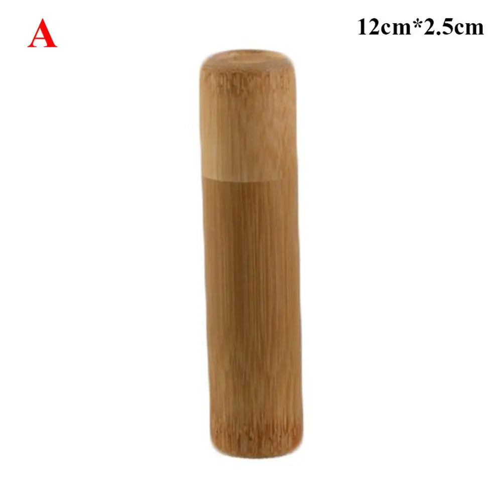 Zen Bamboo Incense Storage Tube - Natural Eco-Friendly Joss Stick Holder & Travel Canister