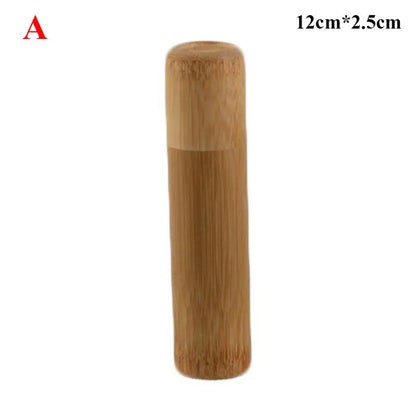 Zen Bamboo Incense Storage Tube - Natural Eco-Friendly Joss Stick Holder & Travel Canister