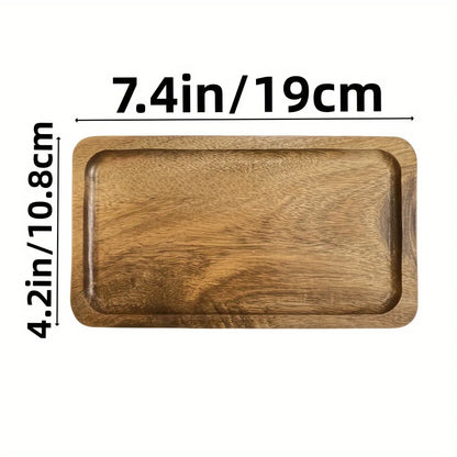 Japanese Solid Wood Fruit Plate – Handmade Wooden Snack Tray, Multi-Size Serving Platter, Rustic Natural Wood Dish for Fruits, Bread & Desserts – Wholesale & Bulk