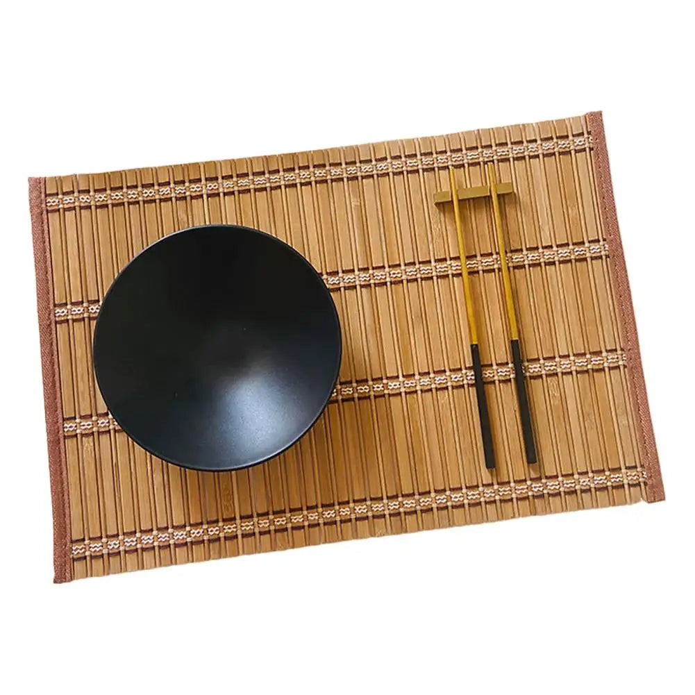 Bamboo Gongfu Tea Mat - Natural Heat-Resistant Table Runner for Zen Tea Ceremony & Nordic Decor (Size 40*30cm )