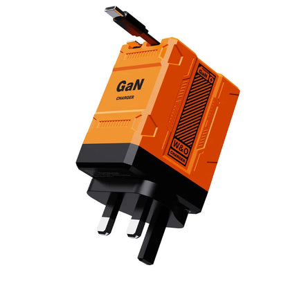 20W GaN Ultra-Fast Charger – USB-C PD 3.0 Adapter US/EU/UK Plug for iPhone, Samsung, Huawei