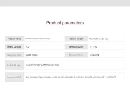 Smart Electric Heated Leg Guards (2-Pack) - Professional Joint Heat Compress Foot Massager with Remote Control, 3 Vibration Modes, Auto Shut-Off for Men & Women Pain Relief