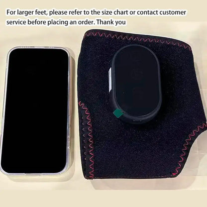 InstantRelief Electric Heated Foot Massager Duo - Professional Shiatsu Massage Machine with Soothing Heat, 3 Intensity Levels, Plantar Fasciitis & Circulation Therapy for Home Use