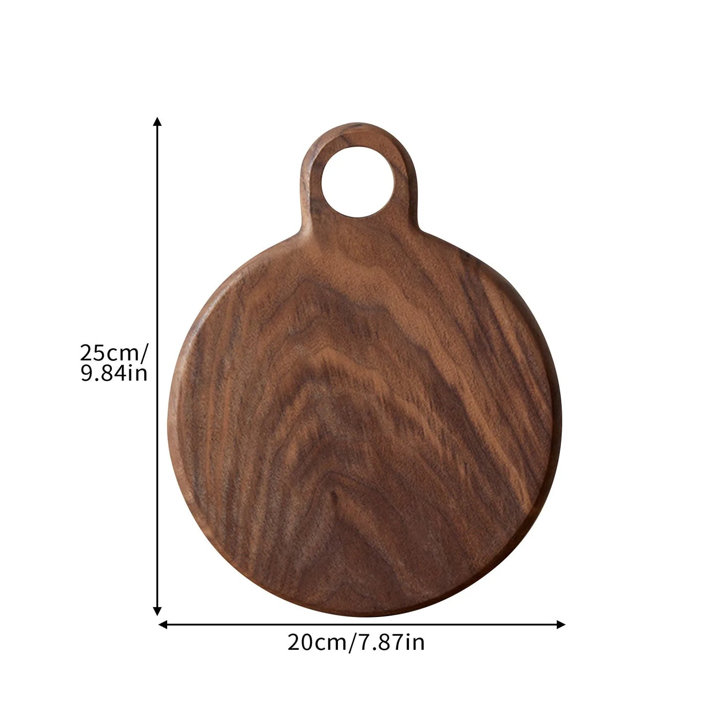 Nordic Creative Acacia Wood Charcuterie Board - Geometric Serving Platter with Handle for Cheese, Pizza & Photo Props