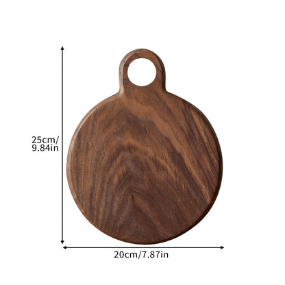 Nordic Creative Acacia Wood Charcuterie Board - Geometric Serving Platter with Handle for Cheese, Pizza & Photo Props
