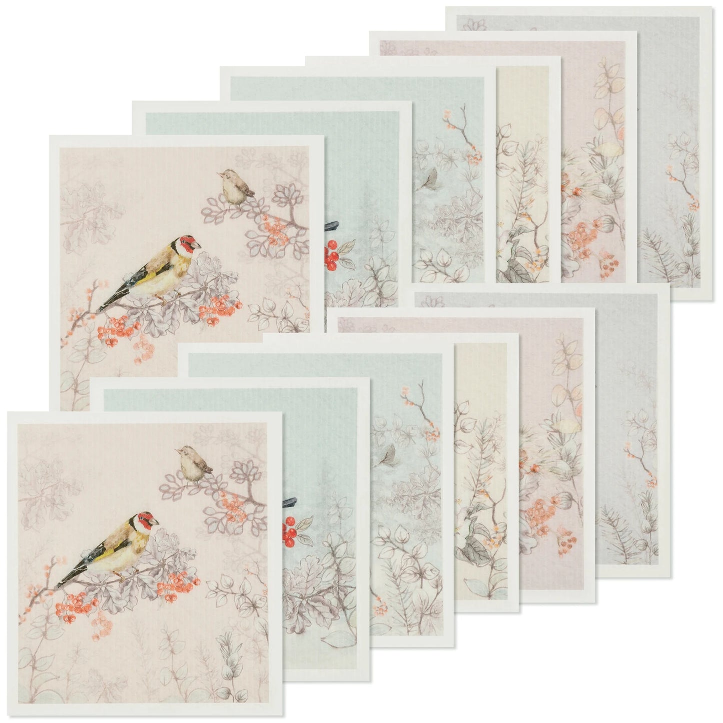 6/12 PCS Swedish Dishcloths – Super Absorbent Kitchen Dish Towels & Rags, Soft Non-Woven Cleaning Cloths for Washing Dishes, Counters & Home Use