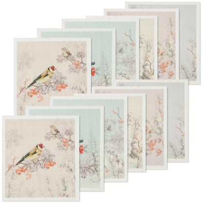 6/12 PCS Swedish Dishcloths – Super Absorbent Kitchen Dish Towels & Rags, Soft Non-Woven Cleaning Cloths for Washing Dishes, Counters & Home Use