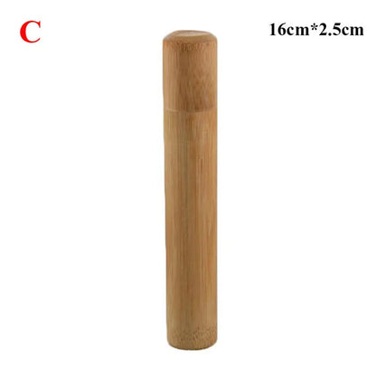 Zen Bamboo Incense Storage Tube - Natural Eco-Friendly Joss Stick Holder & Travel Canister