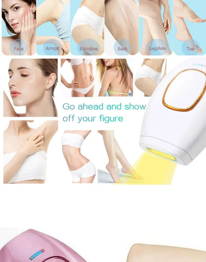 500,000-Flash Permanent IPL Laser Hair Removal – Painless Salon-Grade Results at Home