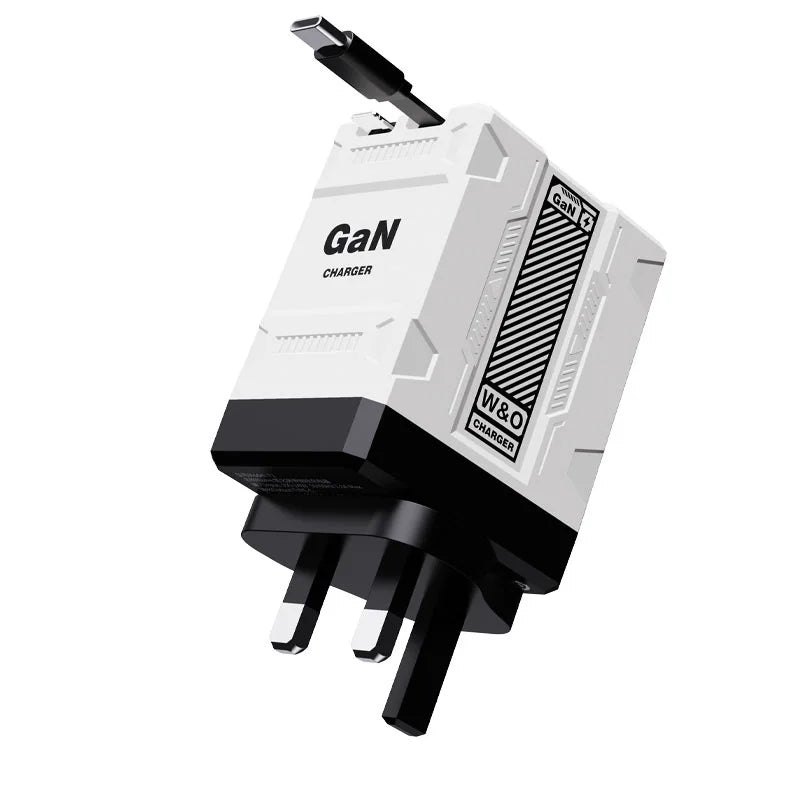 20W GaN Ultra-Fast Charger – USB-C PD 3.0 Adapter US/EU/UK Plug for iPhone, Samsung, Huawei