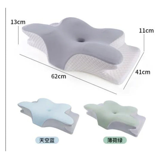 Anti-Neck Pain Memory Foam Pillow - Therapeutic Slow Rebound Foam, Ergonomic Cervical Spine Alignment, Wake Up Pain-Free Pillow for Chronic Neck & Shoulder Relief
