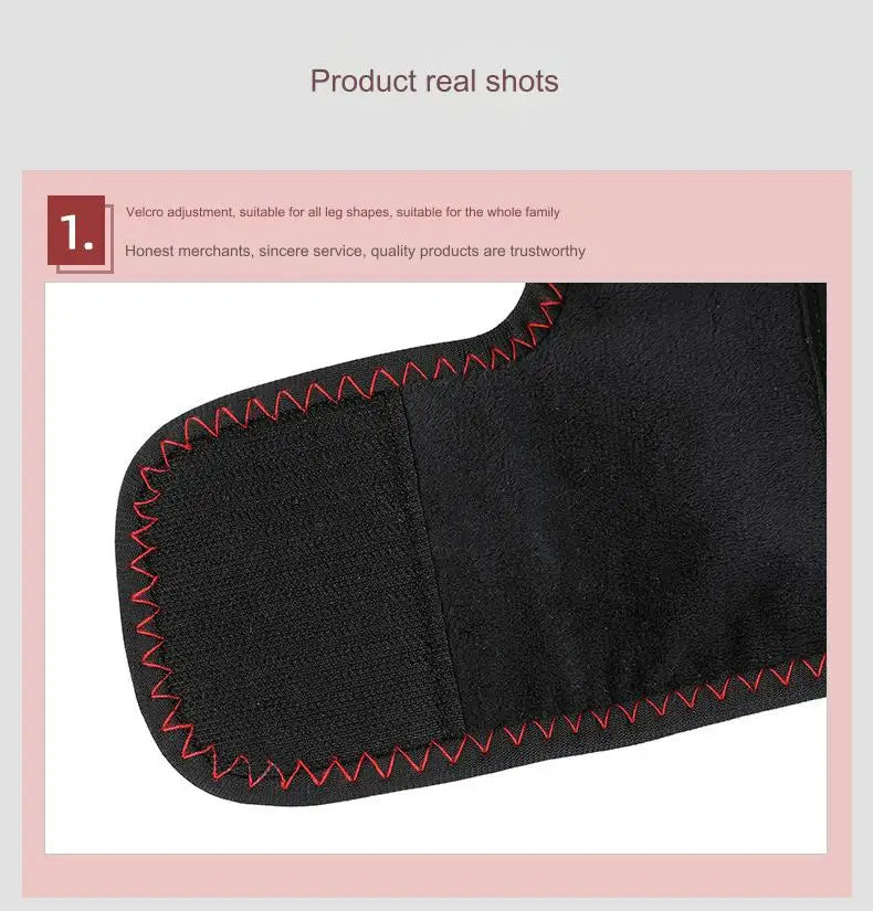 Smart Electric Heated Leg Guards (2-Pack) - Professional Joint Heat Compress Foot Massager with Remote Control, 3 Vibration Modes, Auto Shut-Off for Men & Women Pain Relief