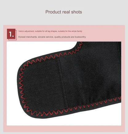 Smart Electric Heated Leg Guards (2-Pack) - Professional Joint Heat Compress Foot Massager with Remote Control, 3 Vibration Modes, Auto Shut-Off for Men & Women Pain Relief