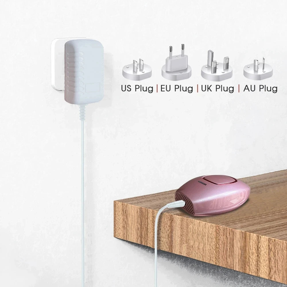 500,000-Flash Permanent IPL Laser Hair Removal – Painless Salon-Grade Results at Home