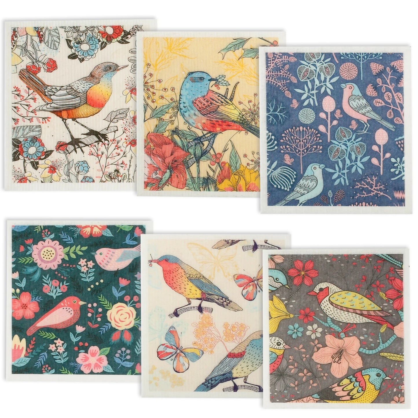 6/12 PCS Swedish Dishcloths – Super Absorbent Kitchen Dish Towels & Rags, Soft Non-Woven Cleaning Cloths for Washing Dishes, Counters & Home Use