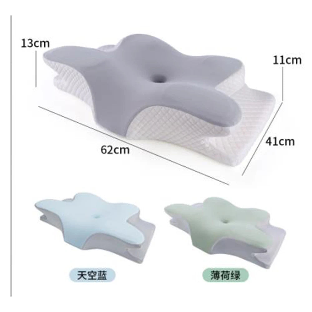 Anti-Neck Pain Memory Foam Pillow - Therapeutic Slow Rebound Foam, Ergonomic Cervical Spine Alignment, Wake Up Pain-Free Pillow for Chronic Neck & Shoulder Relief