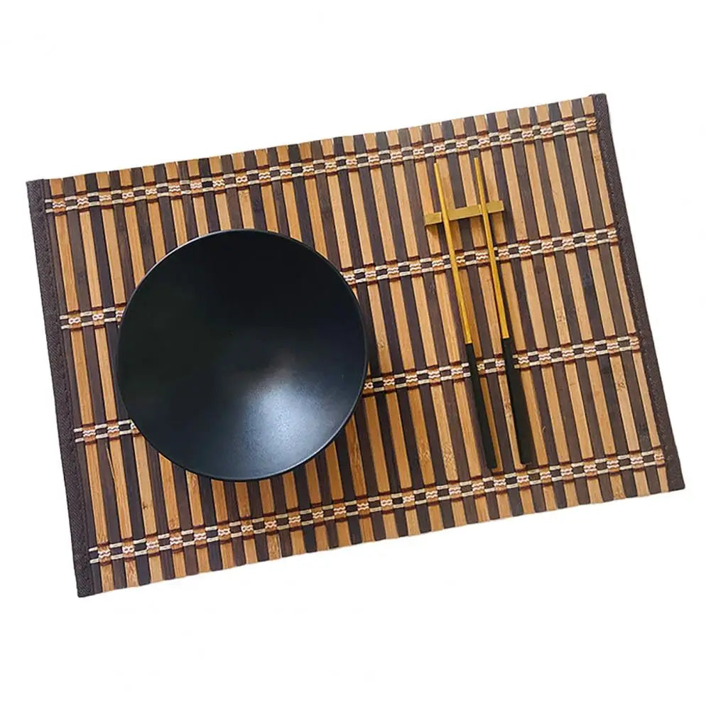 Bamboo Gongfu Tea Mat - Natural Heat-Resistant Table Runner for Zen Tea Ceremony & Nordic Decor (Size 40*30cm )