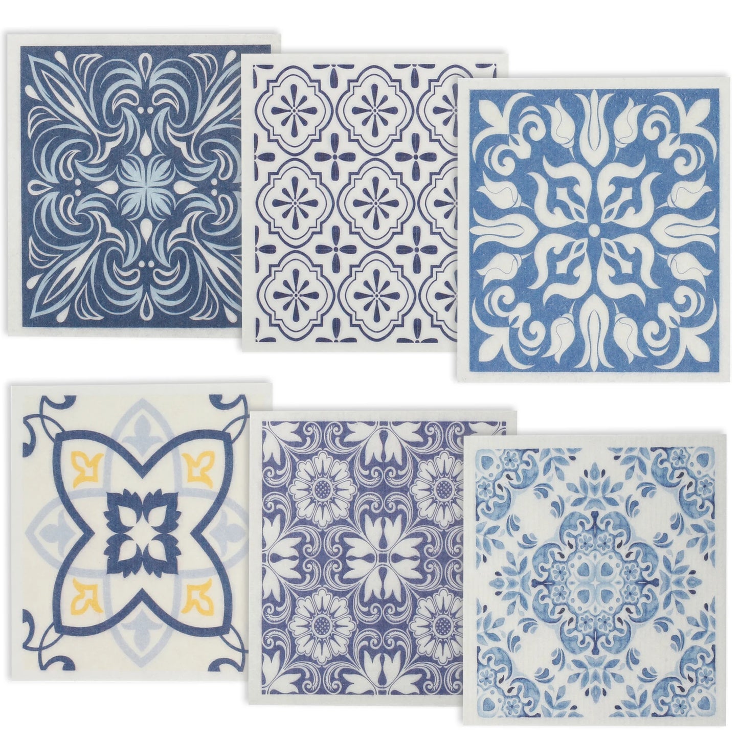 6/12 PCS Swedish Dishcloths – Super Absorbent Kitchen Dish Towels & Rags, Soft Non-Woven Cleaning Cloths for Washing Dishes, Counters & Home Use