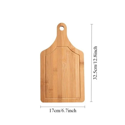 Rustic Pine Wood Pizza Peel & Serving Board (7-14 Inch) - Authentic Kitchenware