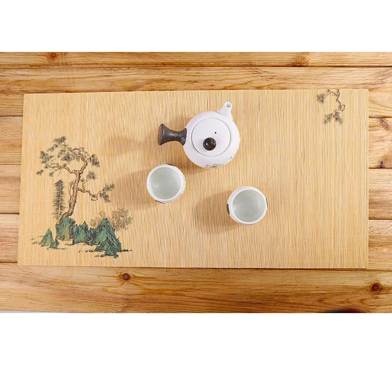 Portable Travel Kung Fu Tea Set - Ceramic Teapot with 2 Cups & Carry Case - Japanese Style