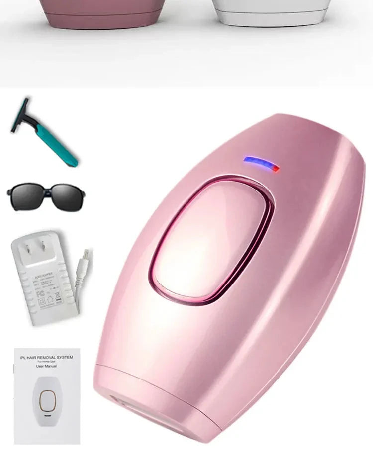 500,000-Flash Permanent IPL Laser Hair Removal – Painless Salon-Grade Results at Home