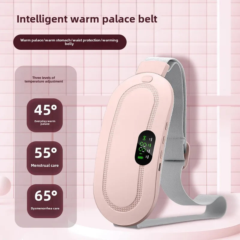 Menstrual Heating Belt for Period Pain - Adjustable Wireless Heating Pad with Massage Function