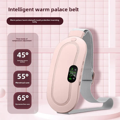 Menstrual Heating Belt for Period Pain - Adjustable Wireless Heating Pad with Massage Function