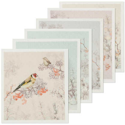 6/12 PCS Swedish Dishcloths – Super Absorbent Kitchen Dish Towels & Rags, Soft Non-Woven Cleaning Cloths for Washing Dishes, Counters & Home Use