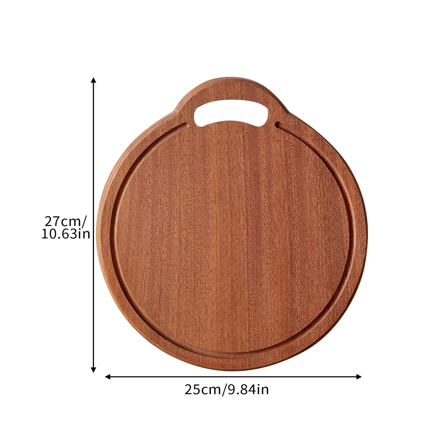 Nordic Creative Acacia Wood Charcuterie Board - Geometric Serving Platter with Handle for Cheese, Pizza & Photo Props