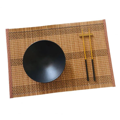 Bamboo Gongfu Tea Mat - Natural Heat-Resistant Table Runner for Zen Tea Ceremony & Nordic Decor (Size 40*30cm )