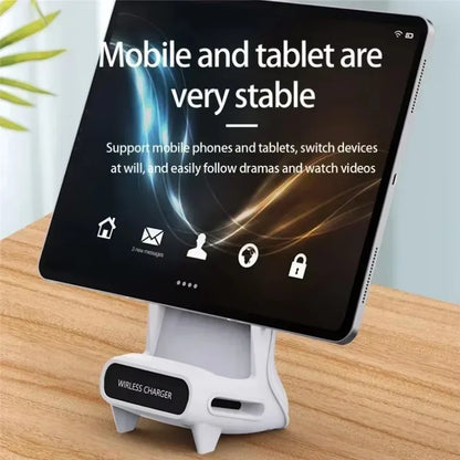 Wireless Charger Stand VIKEFON – Phone Holder Fast Charging Station for iPhone 16, 15, 14,13, Samsung ,Xiaomi