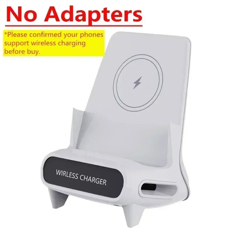 Wireless Charger Stand VIKEFON – Phone Holder Fast Charging Station for iPhone 16, 15, 14,13, Samsung ,Xiaomi