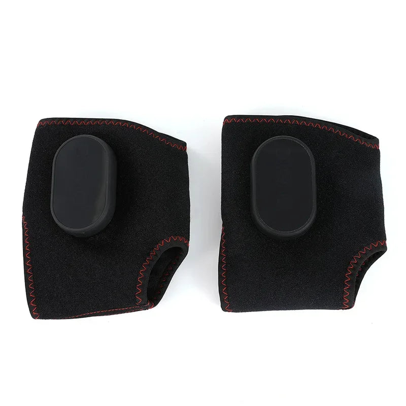 Smart Electric Heated Leg Guards (2-Pack) - Professional Joint Heat Compress Foot Massager with Remote Control, 3 Vibration Modes, Auto Shut-Off for Men & Women Pain Relief