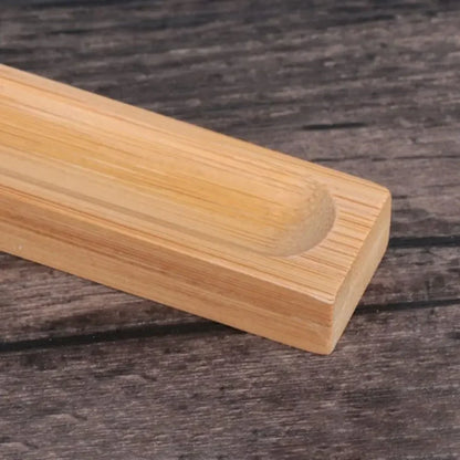 ZenWood Bamboo Incense Holder | Minimalist Ash Catcher for Aromatherapy & Yoga