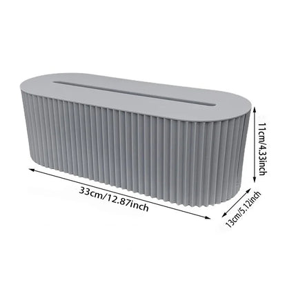 Nordic Plug Board Storage Box – Cable & Wire Organizer Case, Socket Holder, Desktop WiFi Router Shelf, Data Line & Power Cord Management