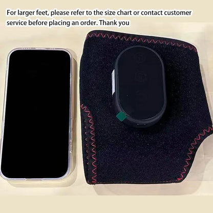 InstantRelief Electric Heated Foot Massager Duo - Professional Shiatsu Massage Machine with Soothing Heat, 3 Intensity Levels, Plantar Fasciitis & Circulation Therapy for Home Use