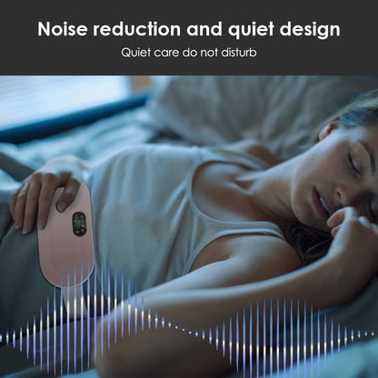 Uppladdningsbart bälte för mensvärk – elektrisk värme- och vibrationsmassageapparat för mensvärk