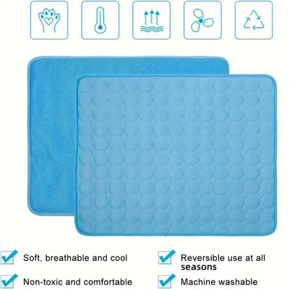 Dogs or cat Self Cooling Washable Ice Silk Breathable  Mat, Sleeping Pad For Pets