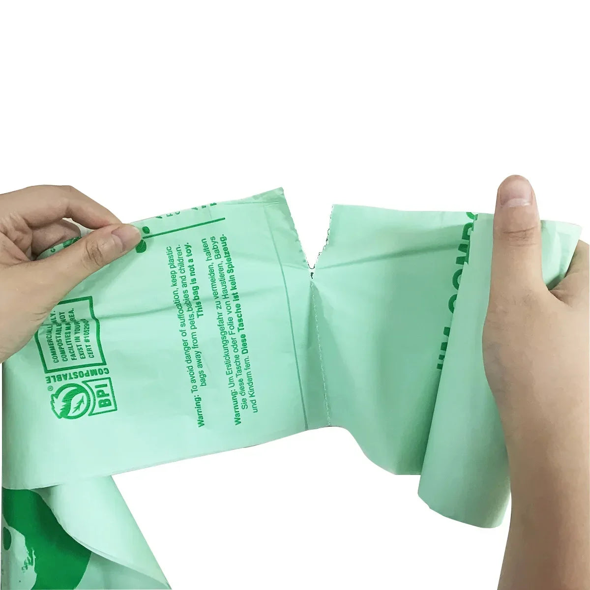 50pcs 6/8/10L Trash Bags Biodegradable Garbage Bags