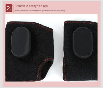 Smart Electric Heated Leg Guards (2-Pack) - Professional Joint Heat Compress Foot Massager with Remote Control, 3 Vibration Modes, Auto Shut-Off for Men & Women Pain Relief